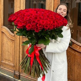 201 Красная Роза Премиум 70см