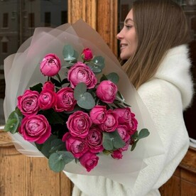 Пионовидные розы Марвел баблс XS