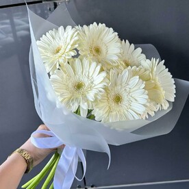 Монобукет с герберами