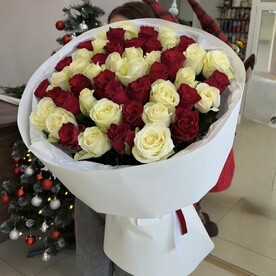 45 роз в букете
