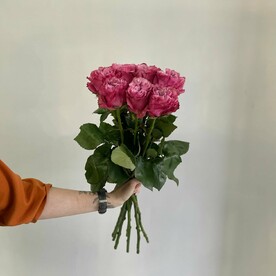 Монобукет из 7 роз ''Кантри Блю''
