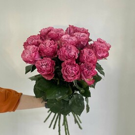 Монобукет из 15 роз ''Кантри Блю''