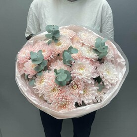 Хризантема кустовая, Эвкалипт, Корейская бумага