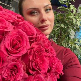 Букет моно "Страсть" под ленту