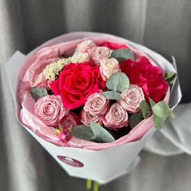 Эвкалипт цинерея, Роза, Роза кустовая, Озотамнус, Писташ
