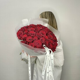 Букет из 51 одной розы