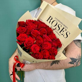 «25 Roses» букет из красных роз