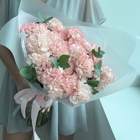 25 розовых гвоздик (Букет №27)