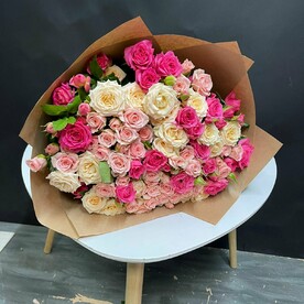 Кустовые розы, Дизайнерская упаковка