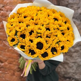 Букет из подсолныхов