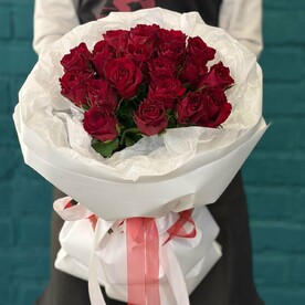 Букет №19 из 21 красной розы