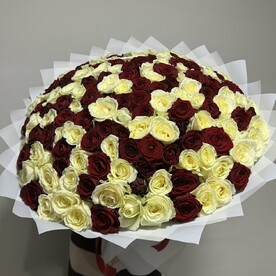 Роза ред наоми, Роза аваланч, Стильная упаковка