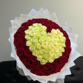 Роза ред наоми, Роза аваланч, Стильная упаковка