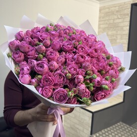 Кустовые розы Мисти баблс