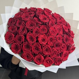 51 красная Роза 60 см