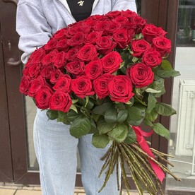 51 роза 70 см