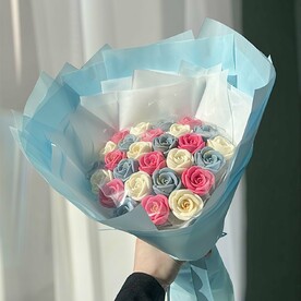 Букет из 27 шоколадных роз