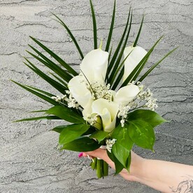 Свадебный букет невесты из белых калл. Белые каллы на свадьбу