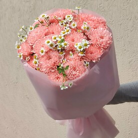 Букет "Хризантемы и Ромашки" Маришка
