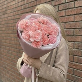 МОНО букет из нежных диантусов💕