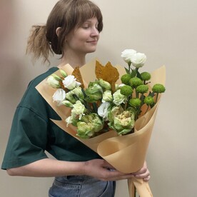 Букет с розой «Вегги»
