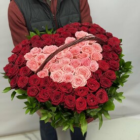 Корзина в виде сердечко