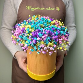 Коробочка с гипсофилой