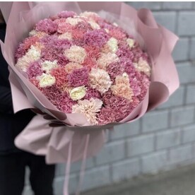Букет из 101 Диантуса 💕