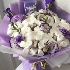 Сладкий букет с Milka