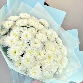 Букет-гигант из 15 хризантем