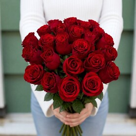 Букет из 19 красной розы