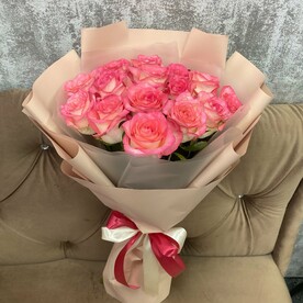 Букет из 15 роз Джумилия (50 см )