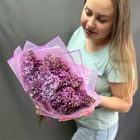 Букет-комплимент из сирени