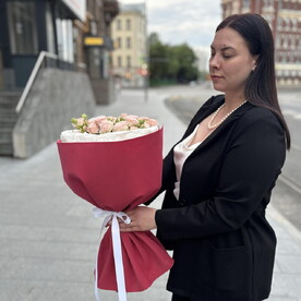Роза бомбастик шт, Тишью шт, Фоамиран шт
