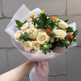 Роза кустовая шт, Рускус шт, Упаковка шт, шт