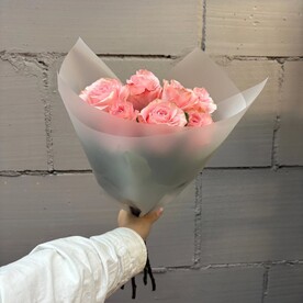 Монобукет из розовых роз