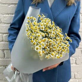 Букет из кустовых ромашек