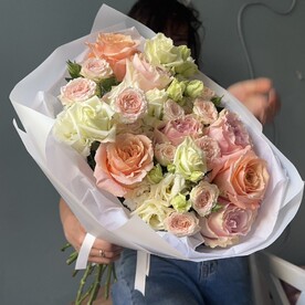 Букет в теплых оттенках 😍
