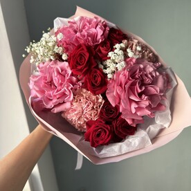 Букет с пионовидными розами 😍