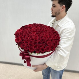 101 Роза в коробке 🌹