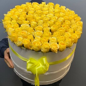 Розы в коробке