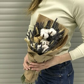 Букет с лавандой