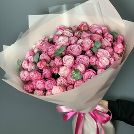 Роза пионовидная кустовая, Дизайнерская упаковка