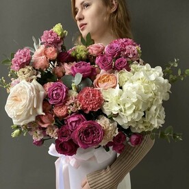 Коробка цветов для Мамы
