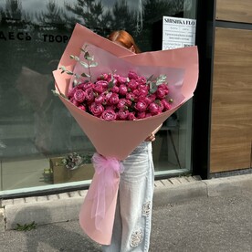 Большой Букет кустовых роз