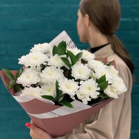 Рускус, Хризантема авиатор, Дизайнерская упаковка