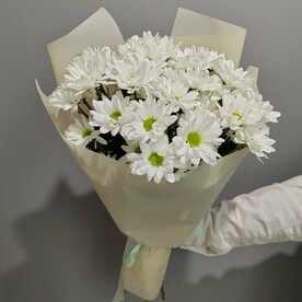 Букет из 5 Кустовых ромашковых хризантем