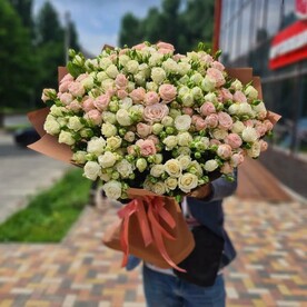 Роза кустовая, Дизайнерская упаковка, Открытка