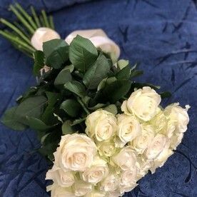 Белые розы 25