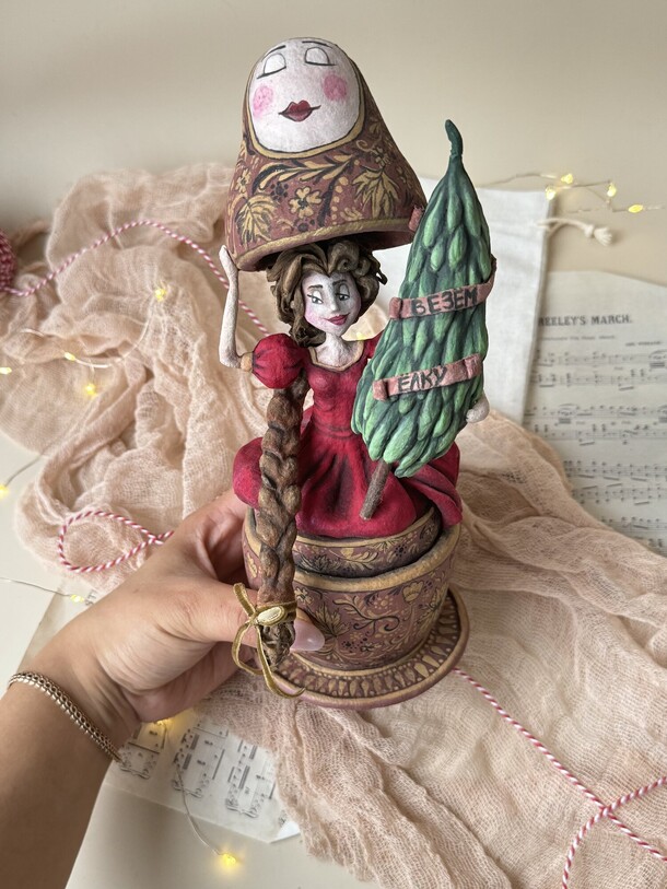 Девушка в матрешке, артикул F1473439 - 15000 рублей, доставка по городу. Flawery - доставка цветов